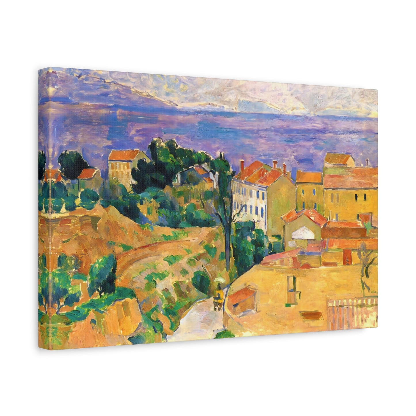 View of L'Estaque By Paul Cézanne