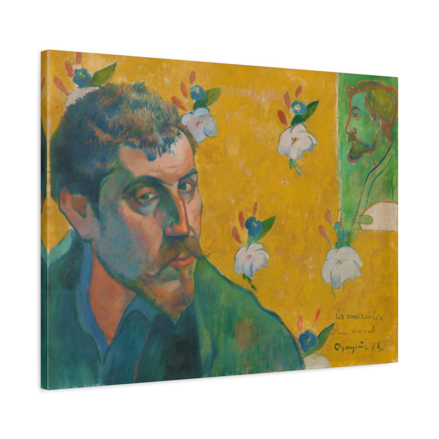 Self-Portrait with Portrait of Bernard By Eugène Henri Paul Gauguin