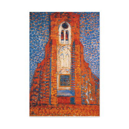 Sun, Church in Zeeland By Mondrian