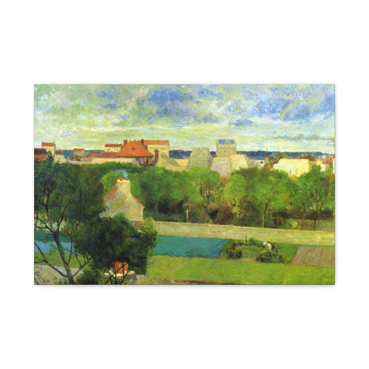 The Market Gardens of Vaugirard By Eugène Henri Paul Gauguin