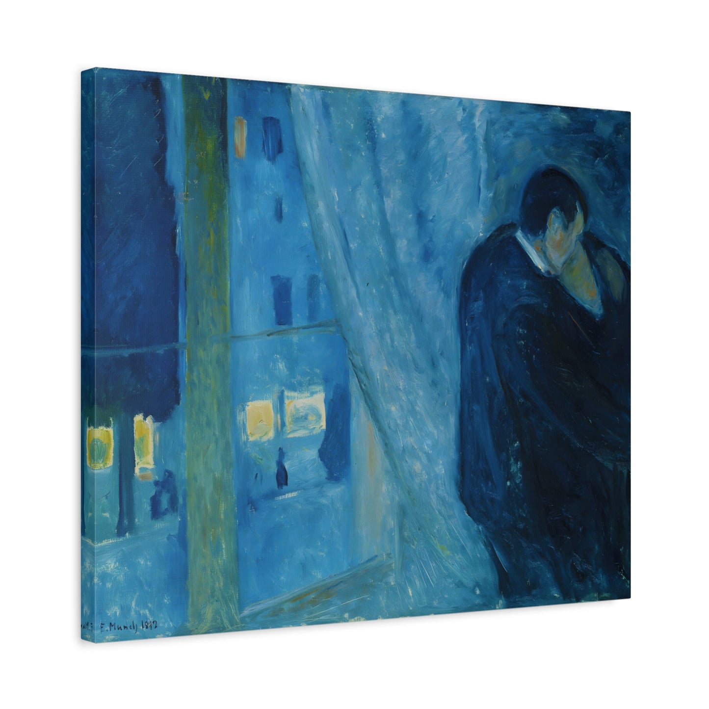 Kiss by the Window By Edvard Munch