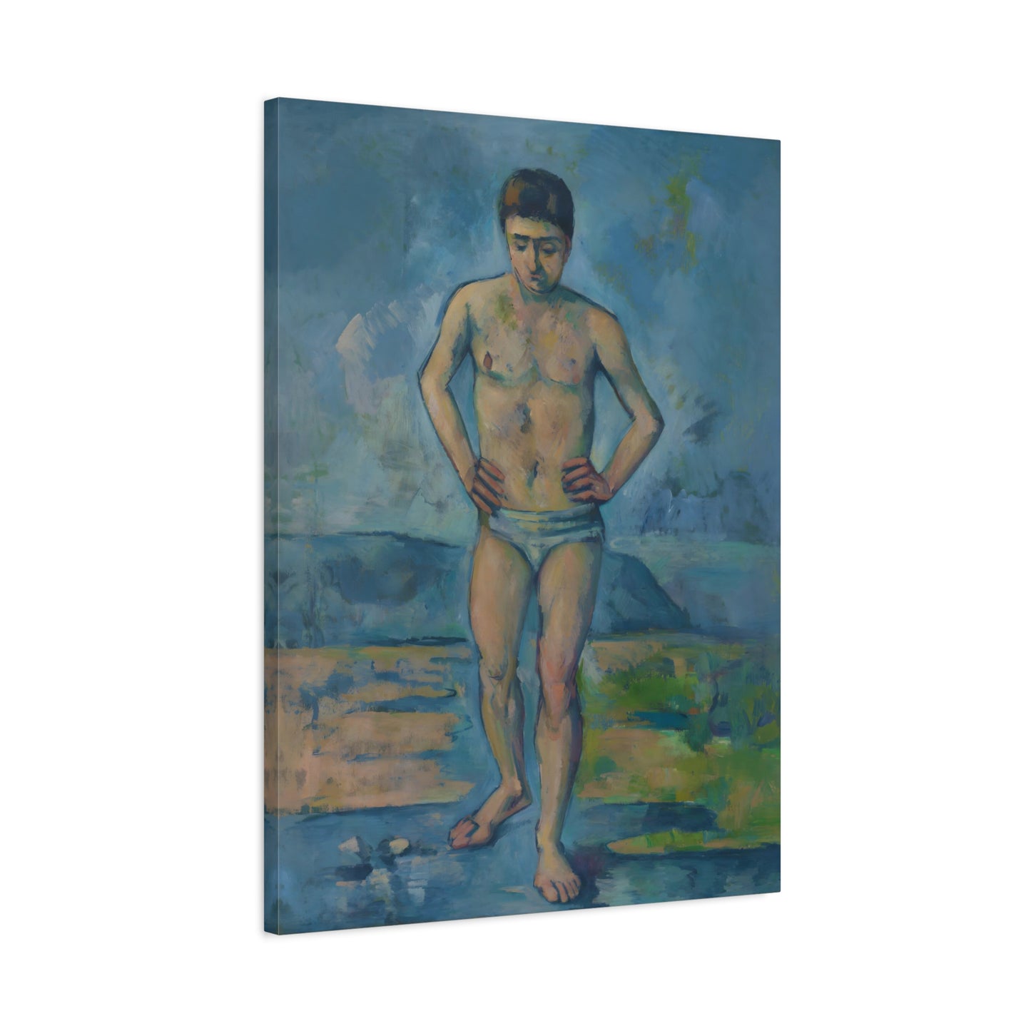 The Bather By Paul Cézanne