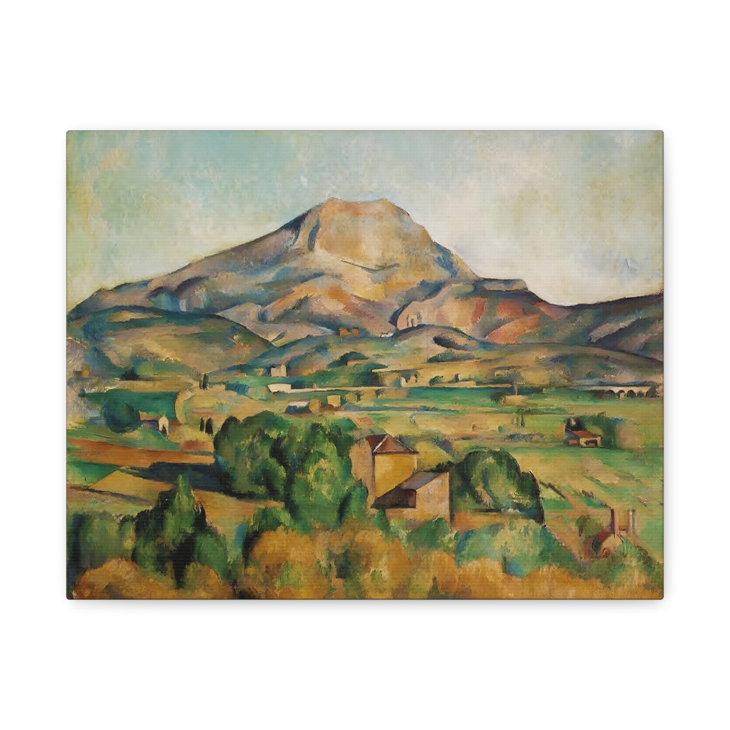 Mont Sainte-Victoire Seen from Bellevue By Paul Cézanne