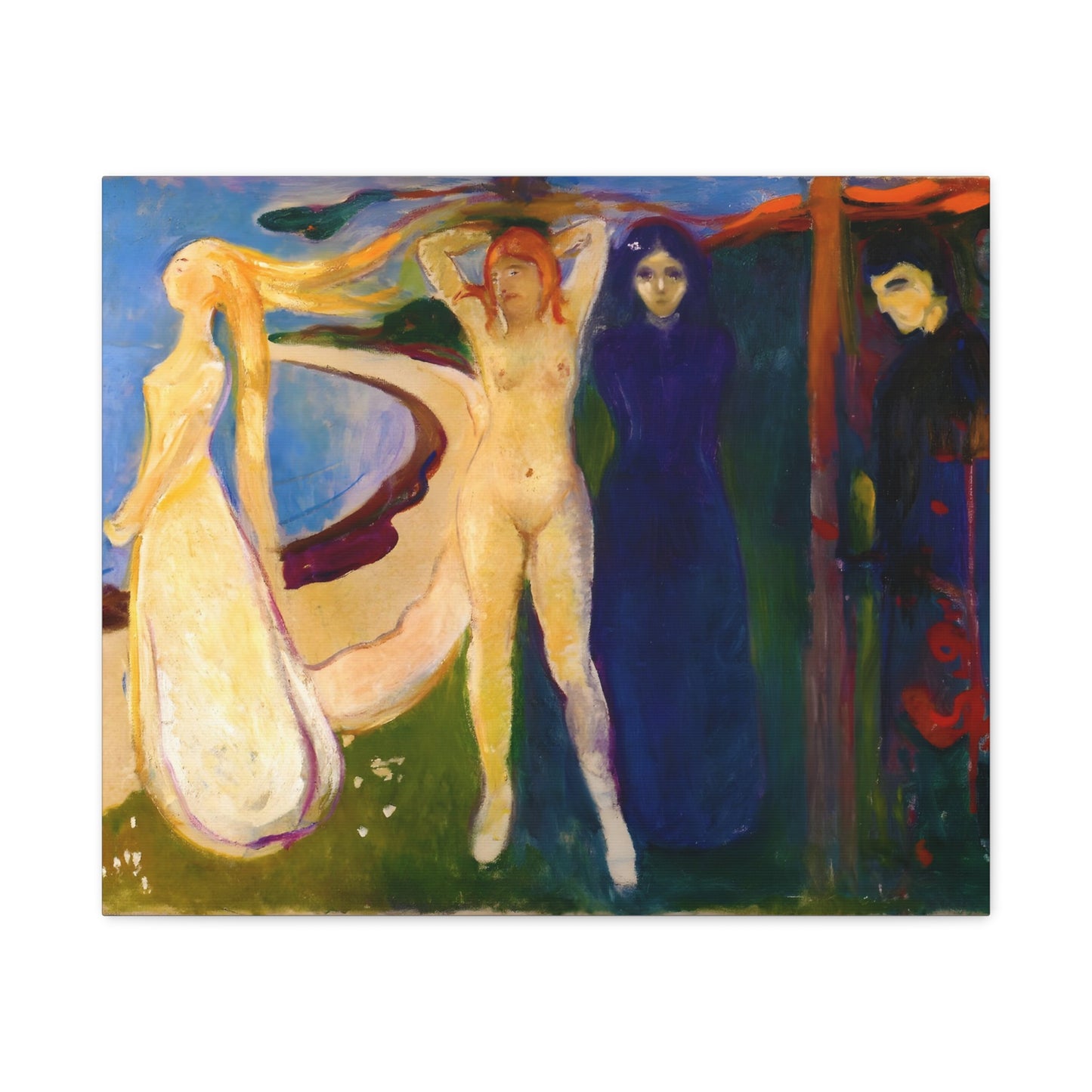 The Three Stages of Woman (Sphinx) By Edvard Munch