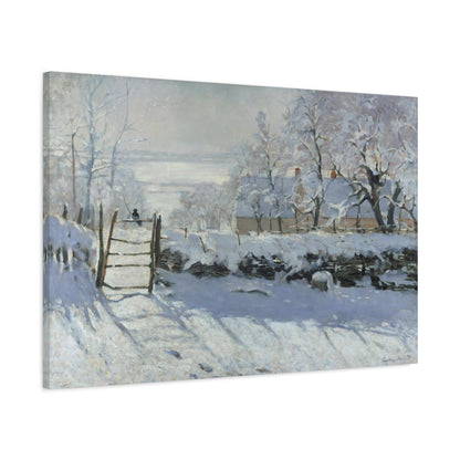 The Magpie By Claude Monet