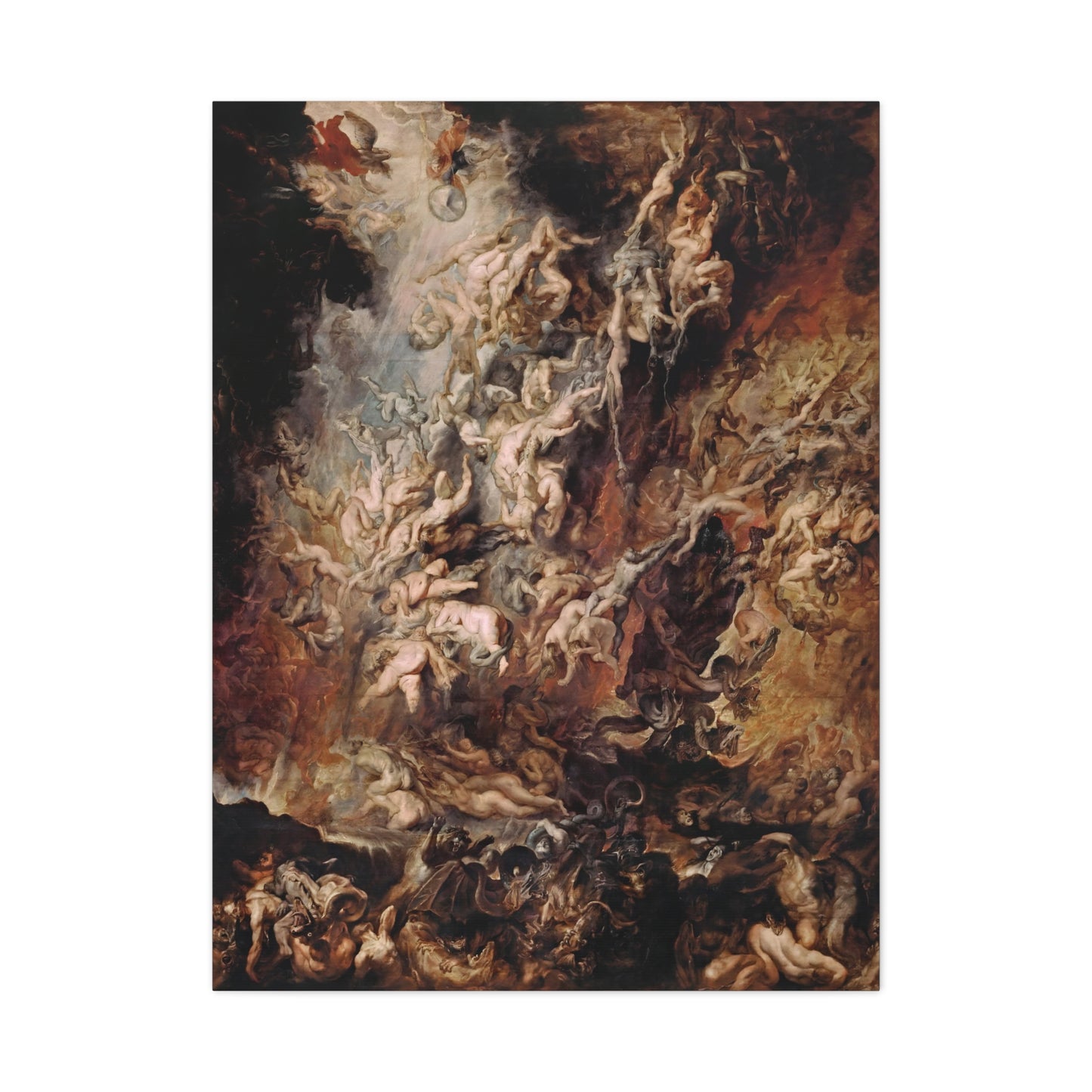 The Fall of the Damned By Peter Paul Rubens