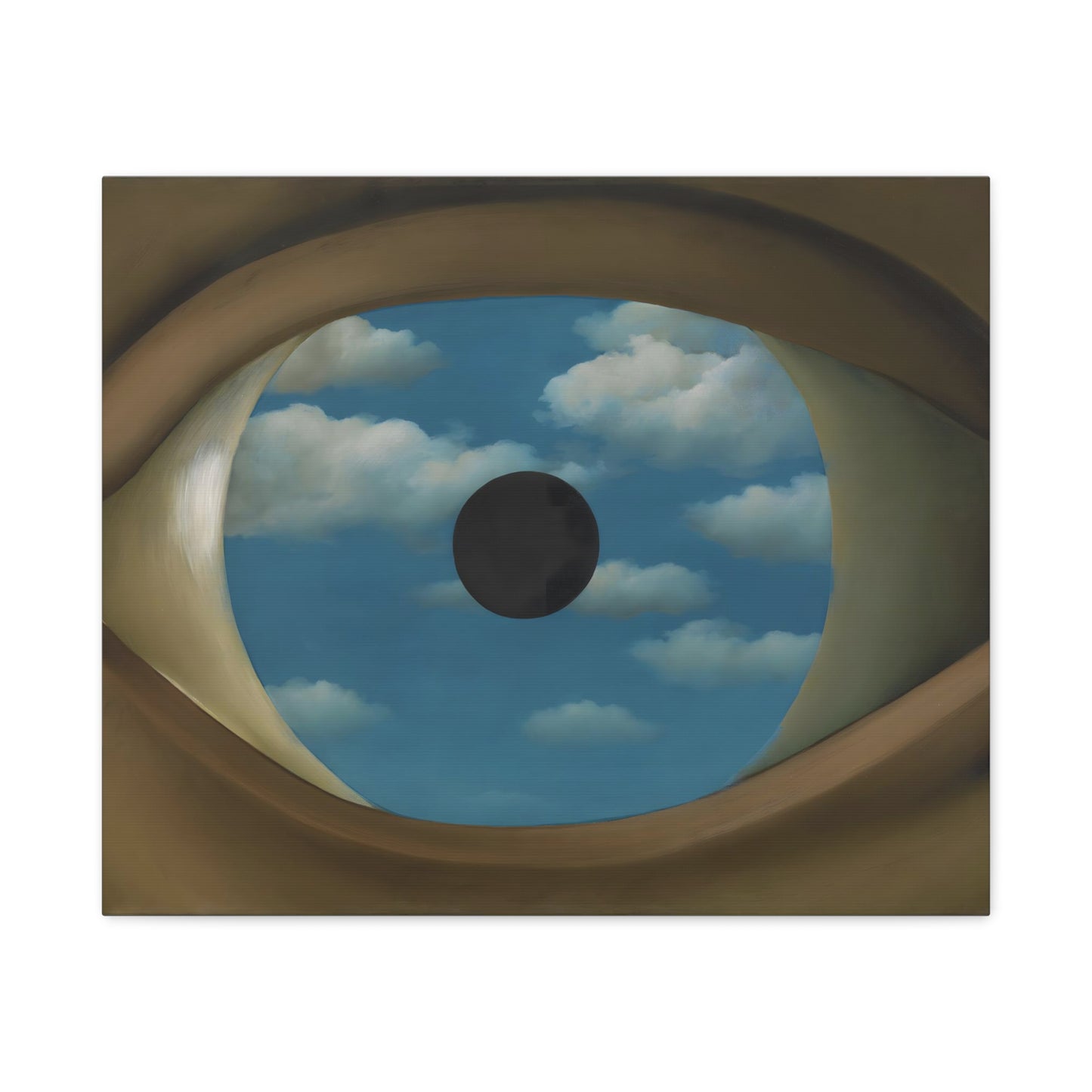 The False Mirror By René Magritte