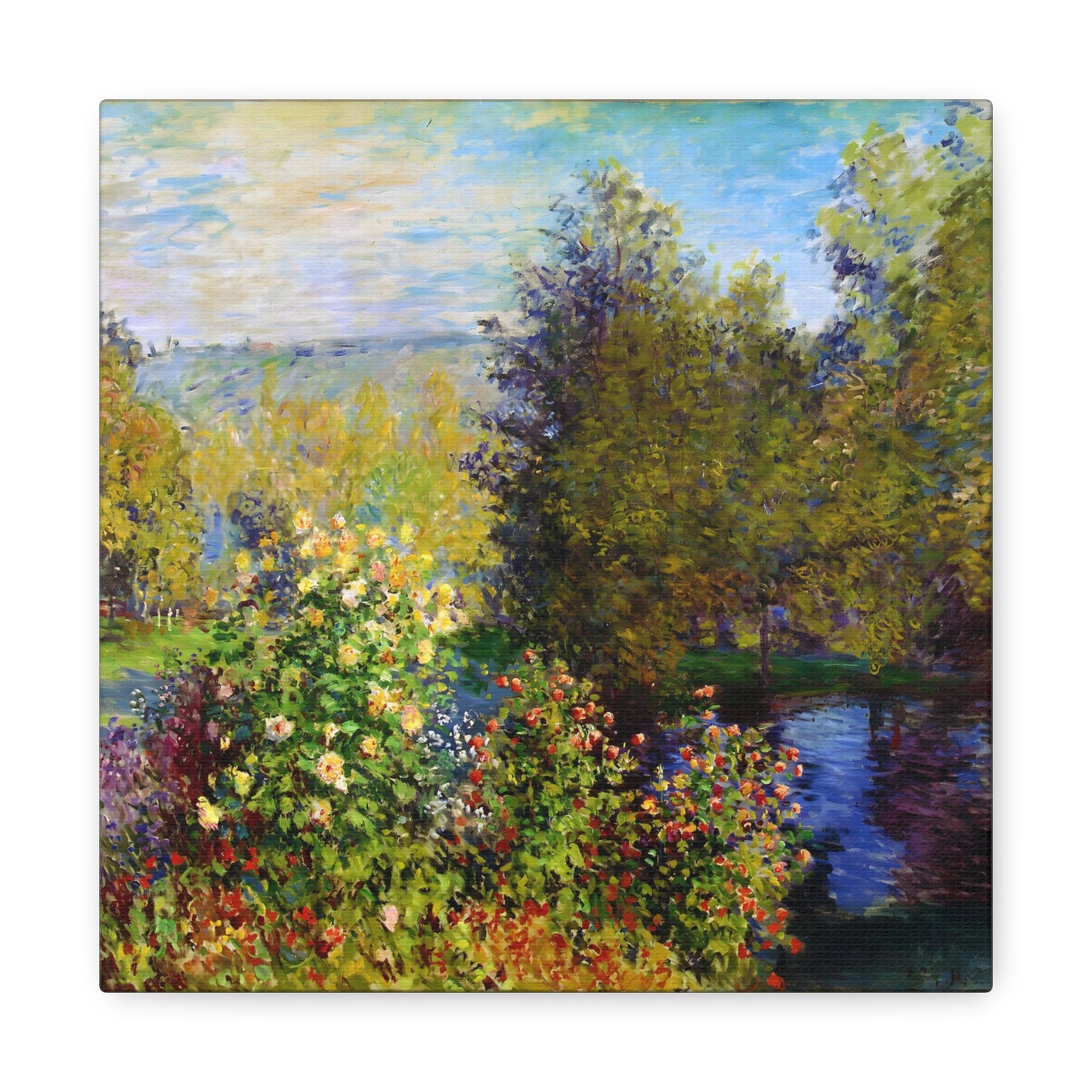 Corner of the Garden at Montgeron By Claude Monet