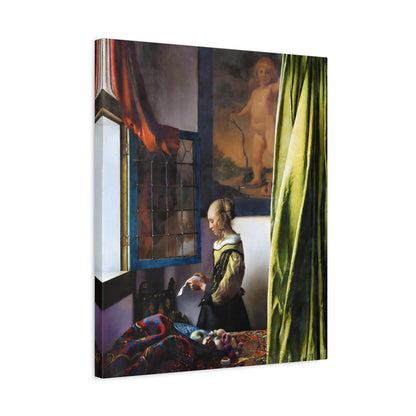 Girl Reading a Letter at an Open Window By Johannes Vermeer