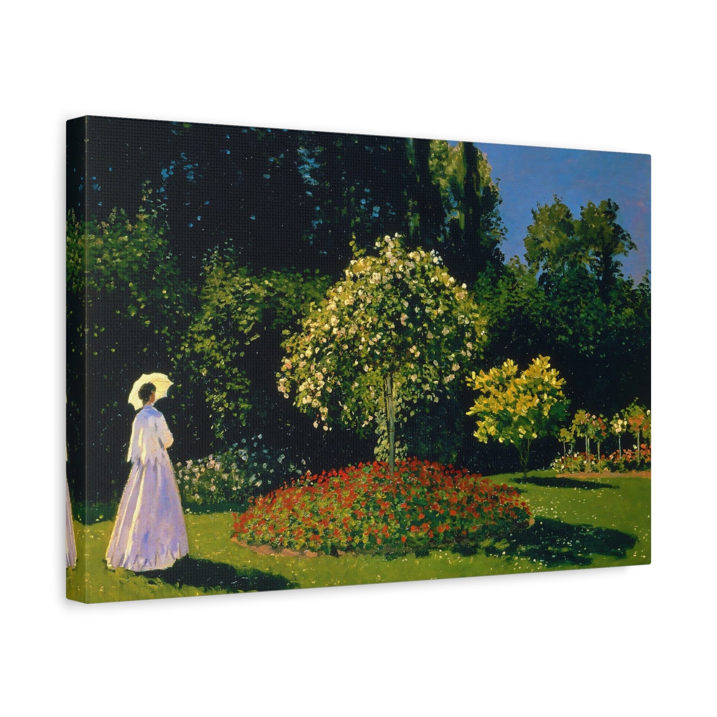 Jeanne-Marguerite Lecadre in the Garden By Claude Monet