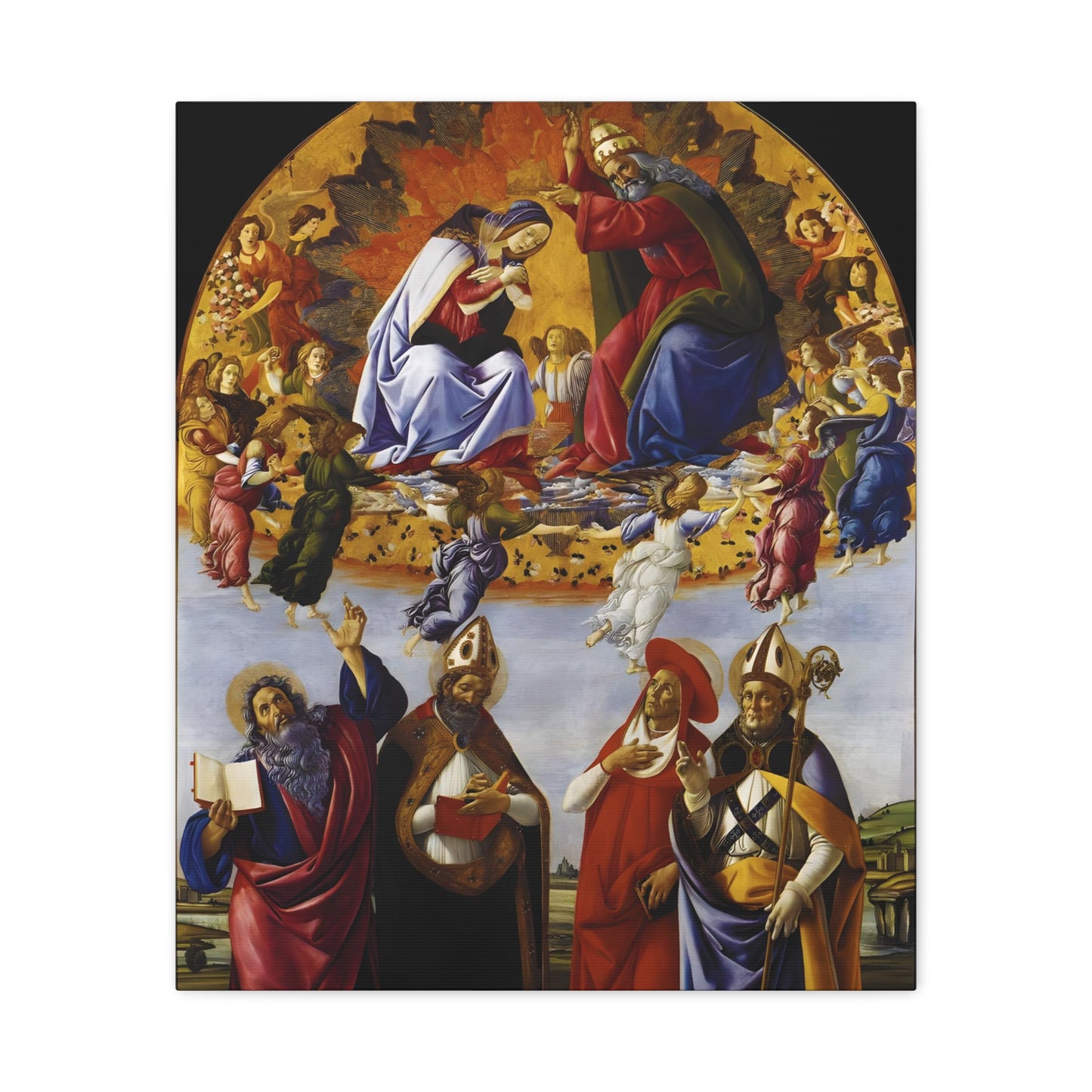 San Marco Altarpiece By Sandro Botticelli