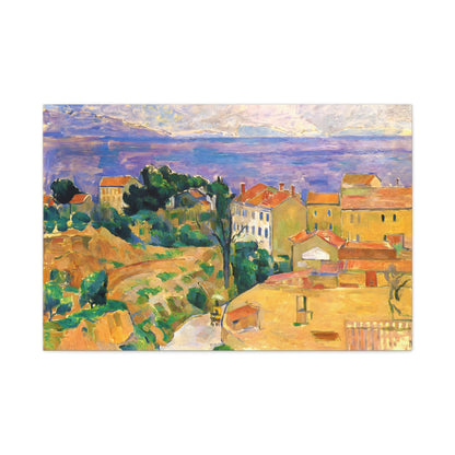 View of L'Estaque By Paul Cézanne