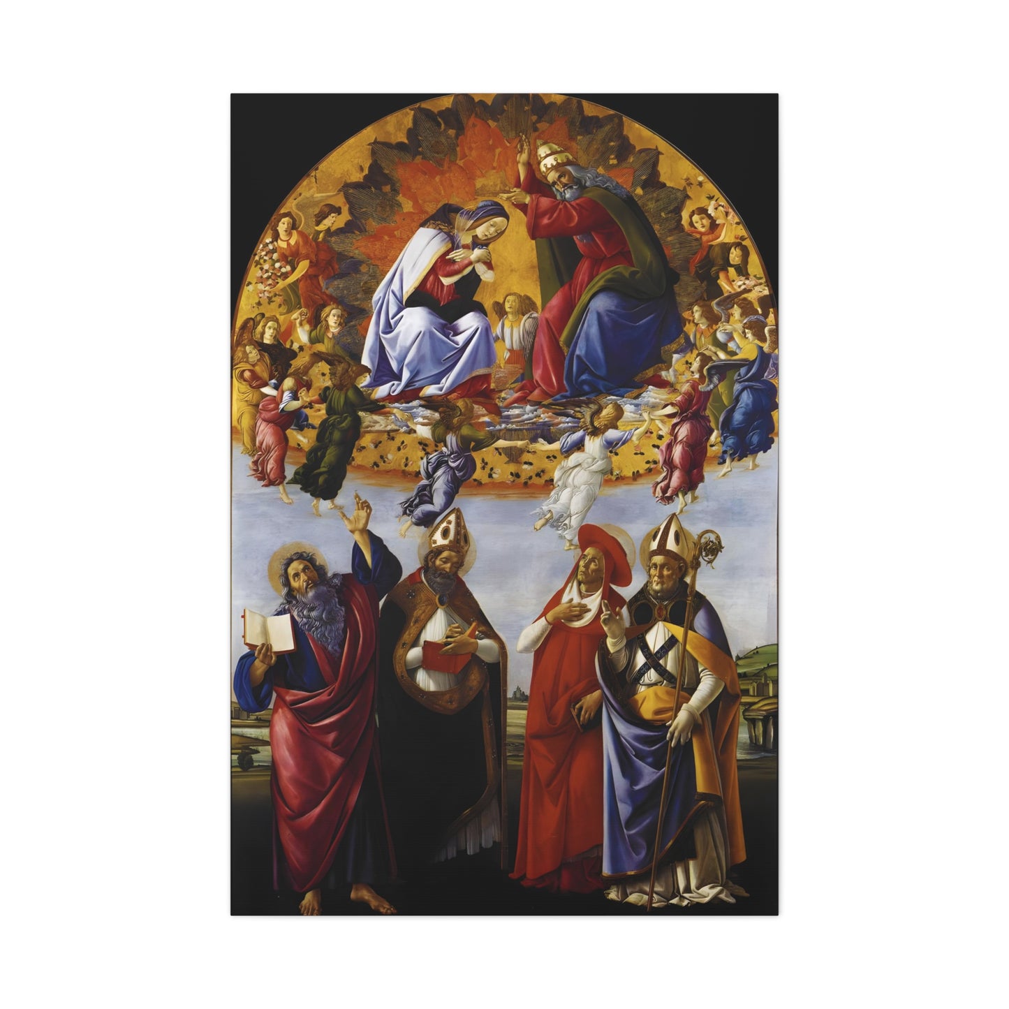 San Marco Altarpiece By Sandro Botticelli