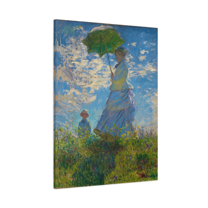 Woman with a Parasol By Claude Monet