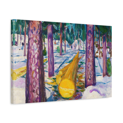 The Yellow Log By Edvard Munch