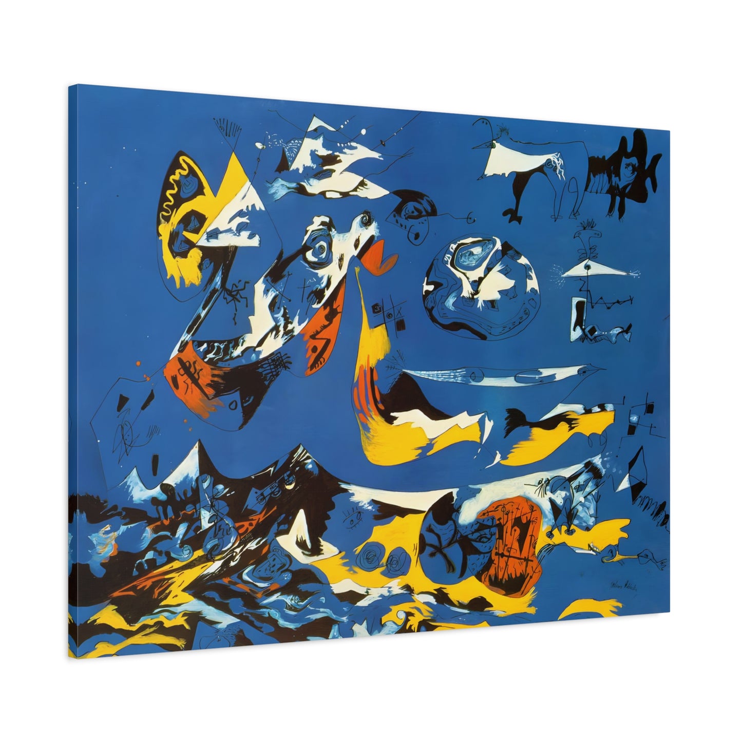 Blue (Moby Dick) By Jackson Pollock