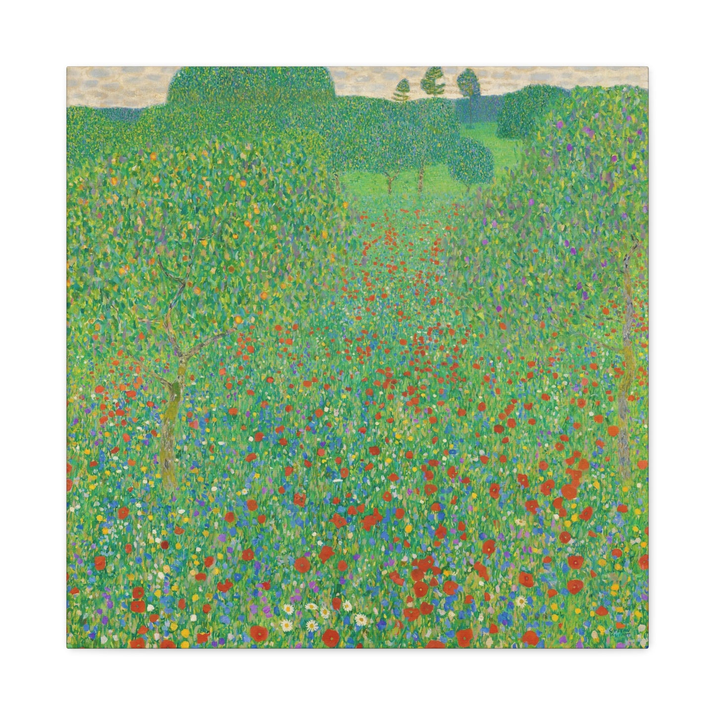 Poppy Field By Gustav Klimt