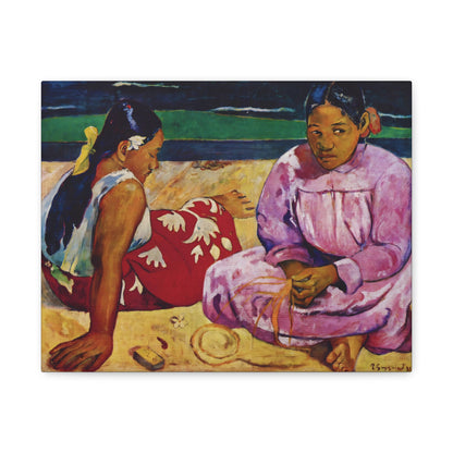 Tahitian Women on the Beach By Eugène Henri Paul Gauguin