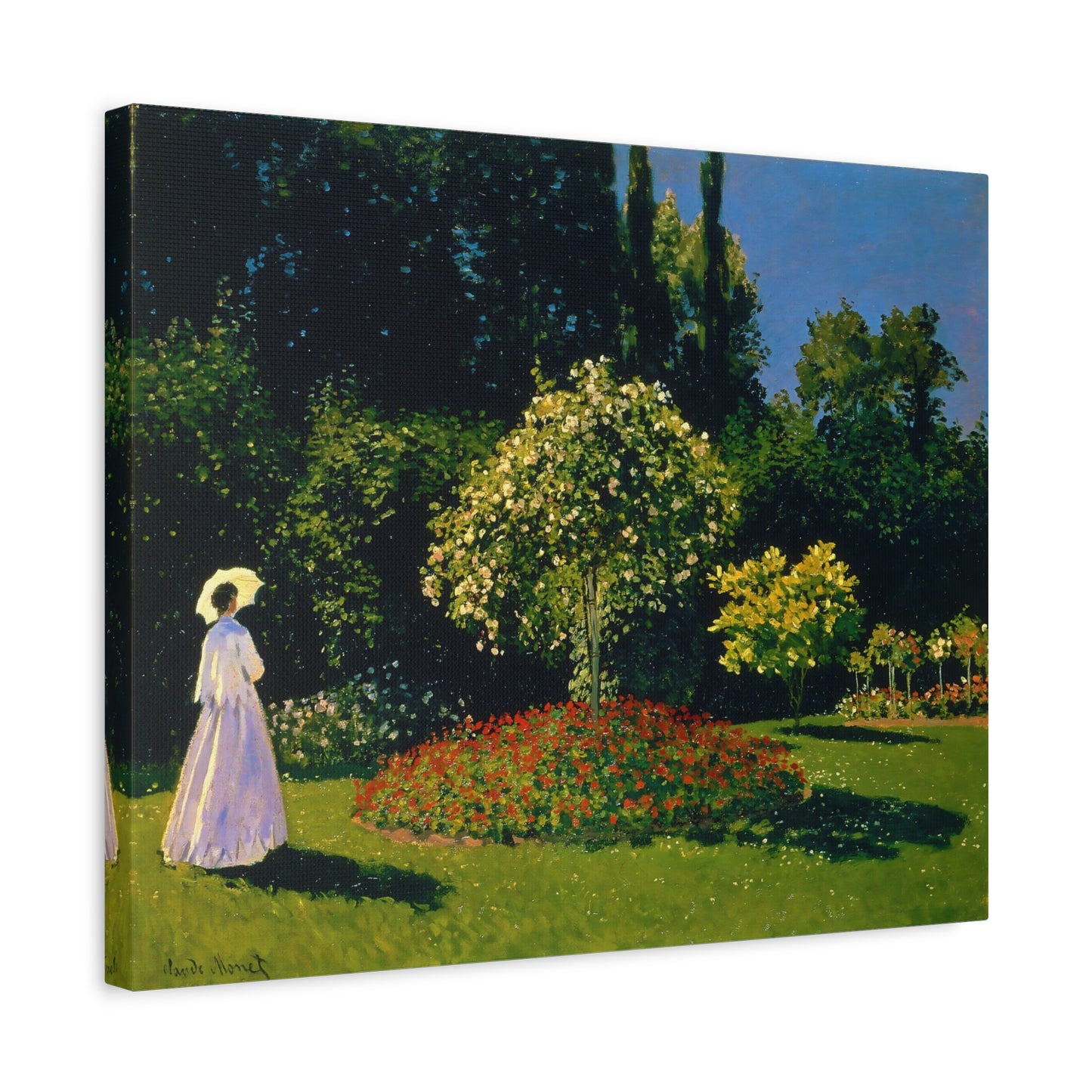 Jeanne-Marguerite Lecadre in the Garden By Claude Monet