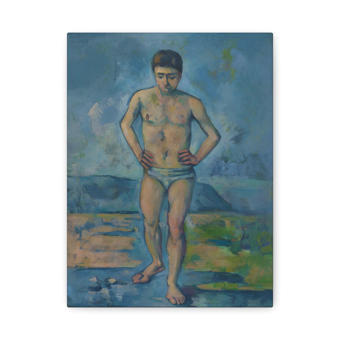 The Bather By Paul Cézanne