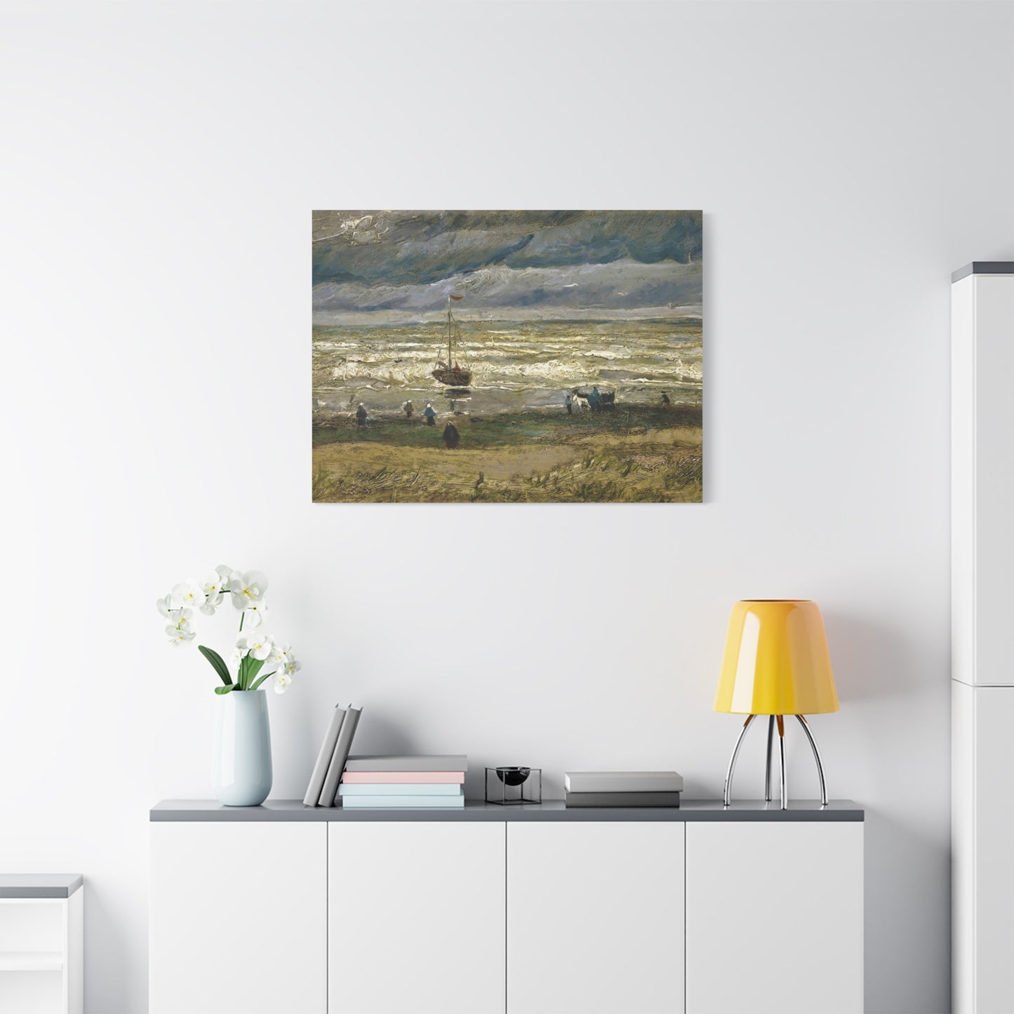 Beach at Scheveningen in Stormy Weather By Vincent van Gogh