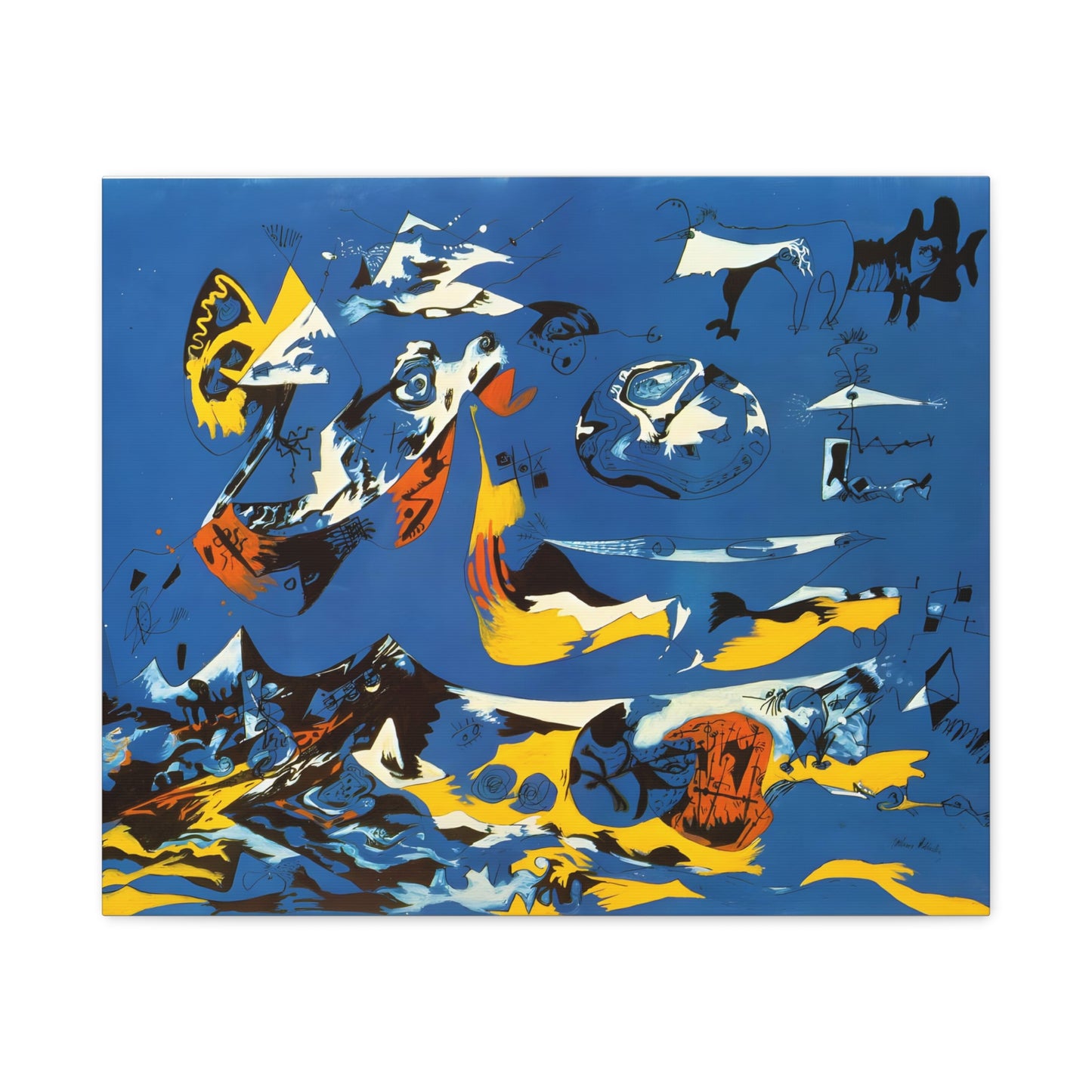 Blue (Moby Dick) By Jackson Pollock