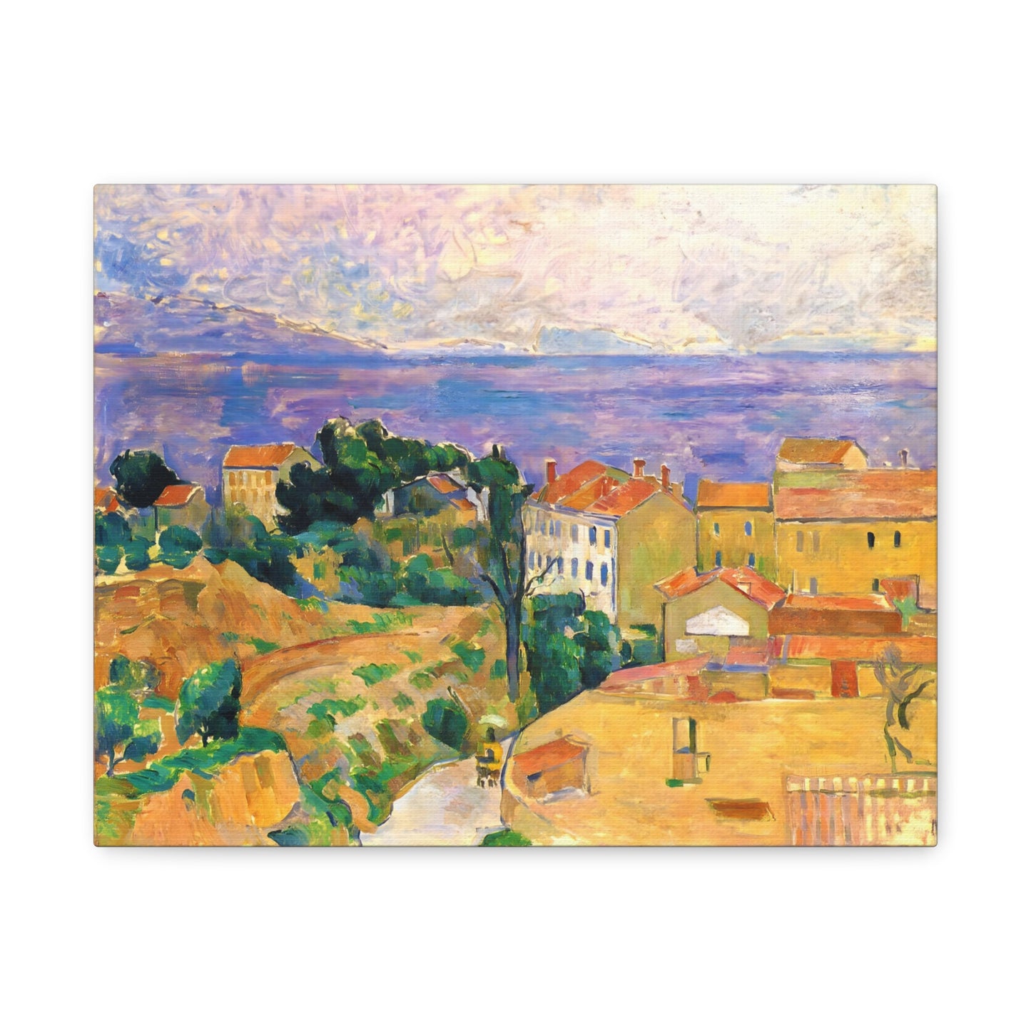 View of L'Estaque By Paul Cézanne