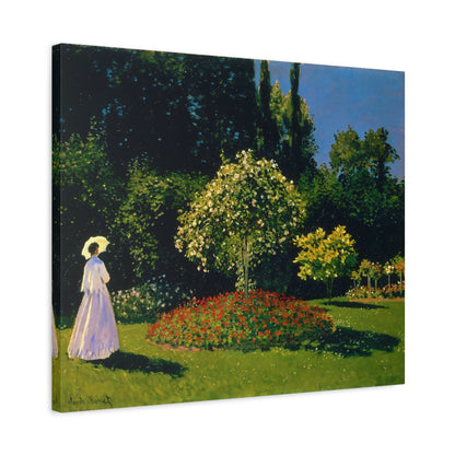 Jeanne-Marguerite Lecadre in the Garden By Claude Monet