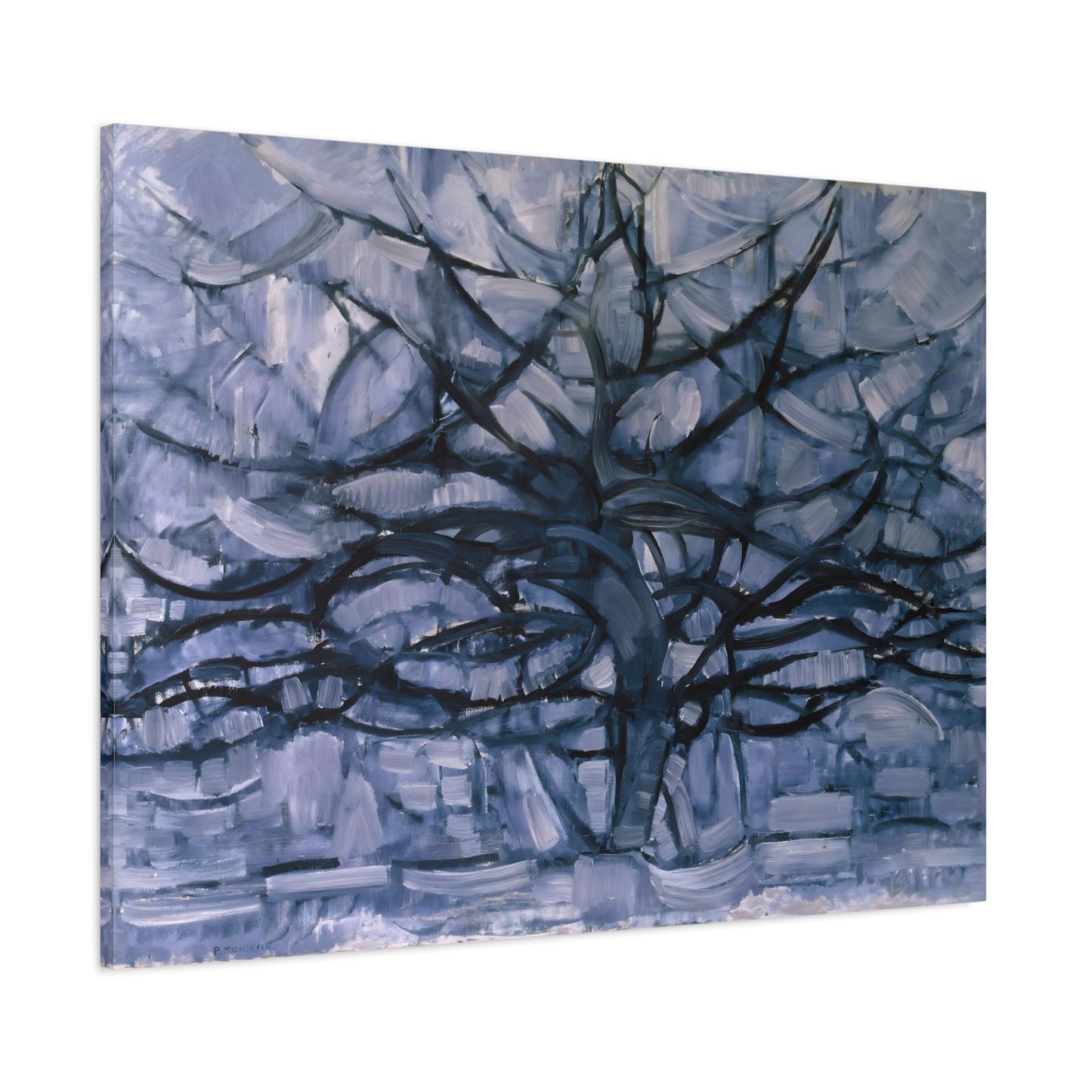 Gray Tree By Piet Mondrian