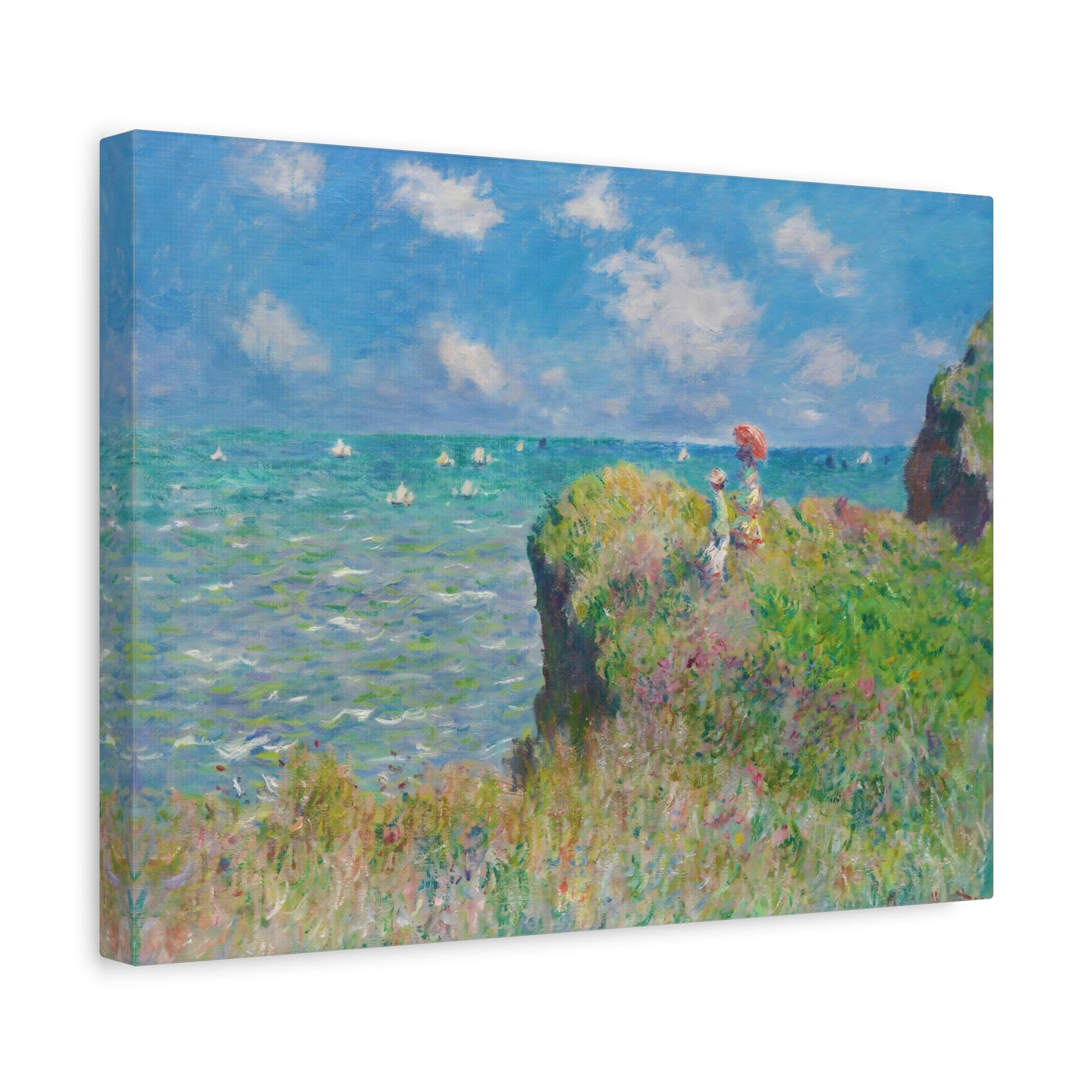 The Cliff Walk at Pourville By Claude Monet