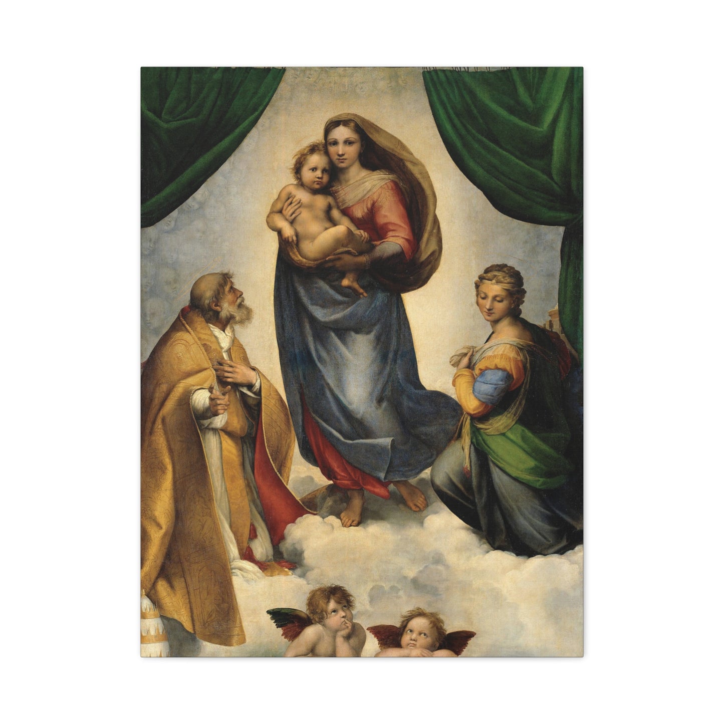 Sistine Madonna By Raphael