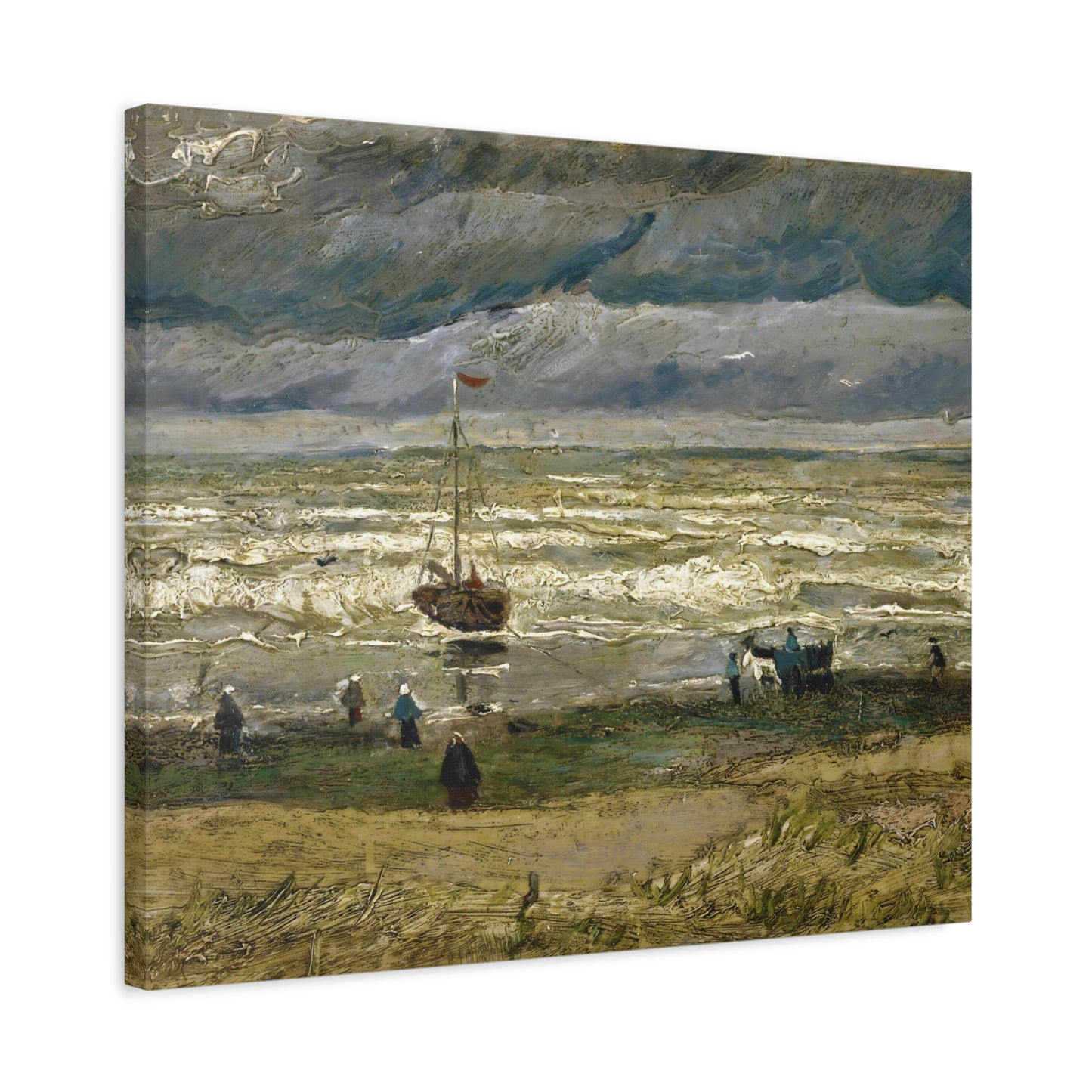 Beach at Scheveningen in Stormy Weather By Vincent van Gogh