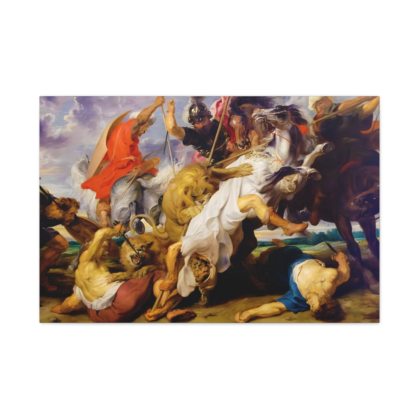 The Lion Hunt By Peter Paul Rubens