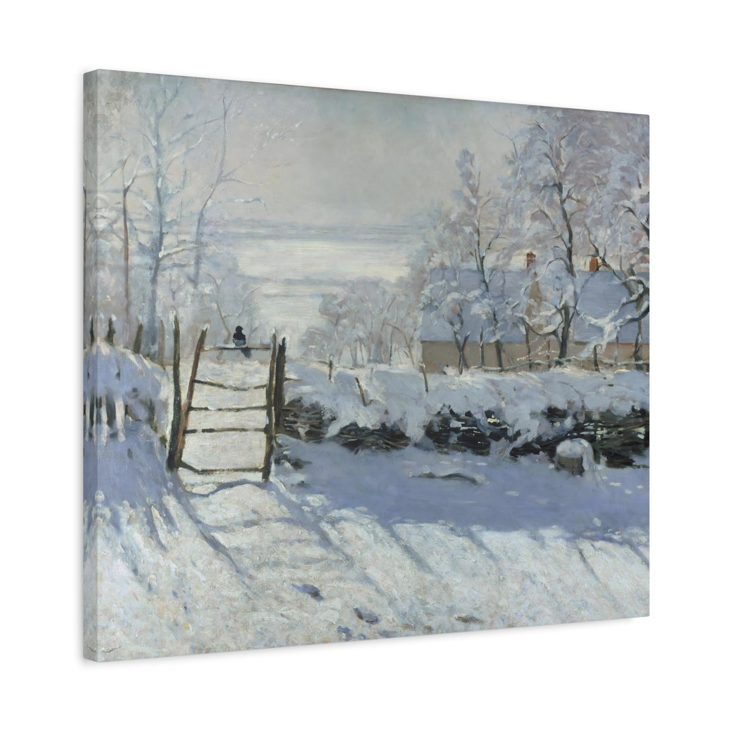 The Magpie By Claude Monet