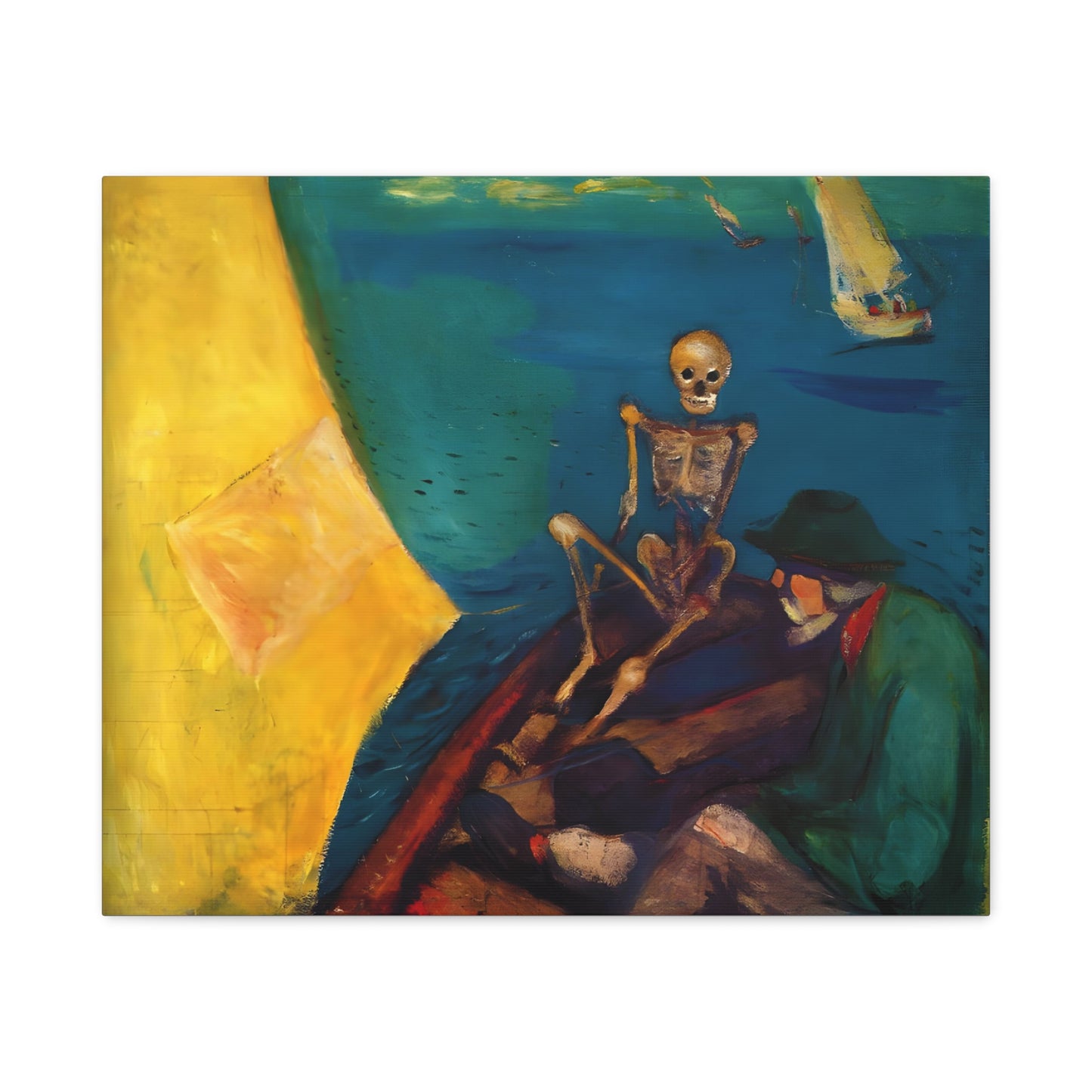 Death at the Helm By Edvard Munch