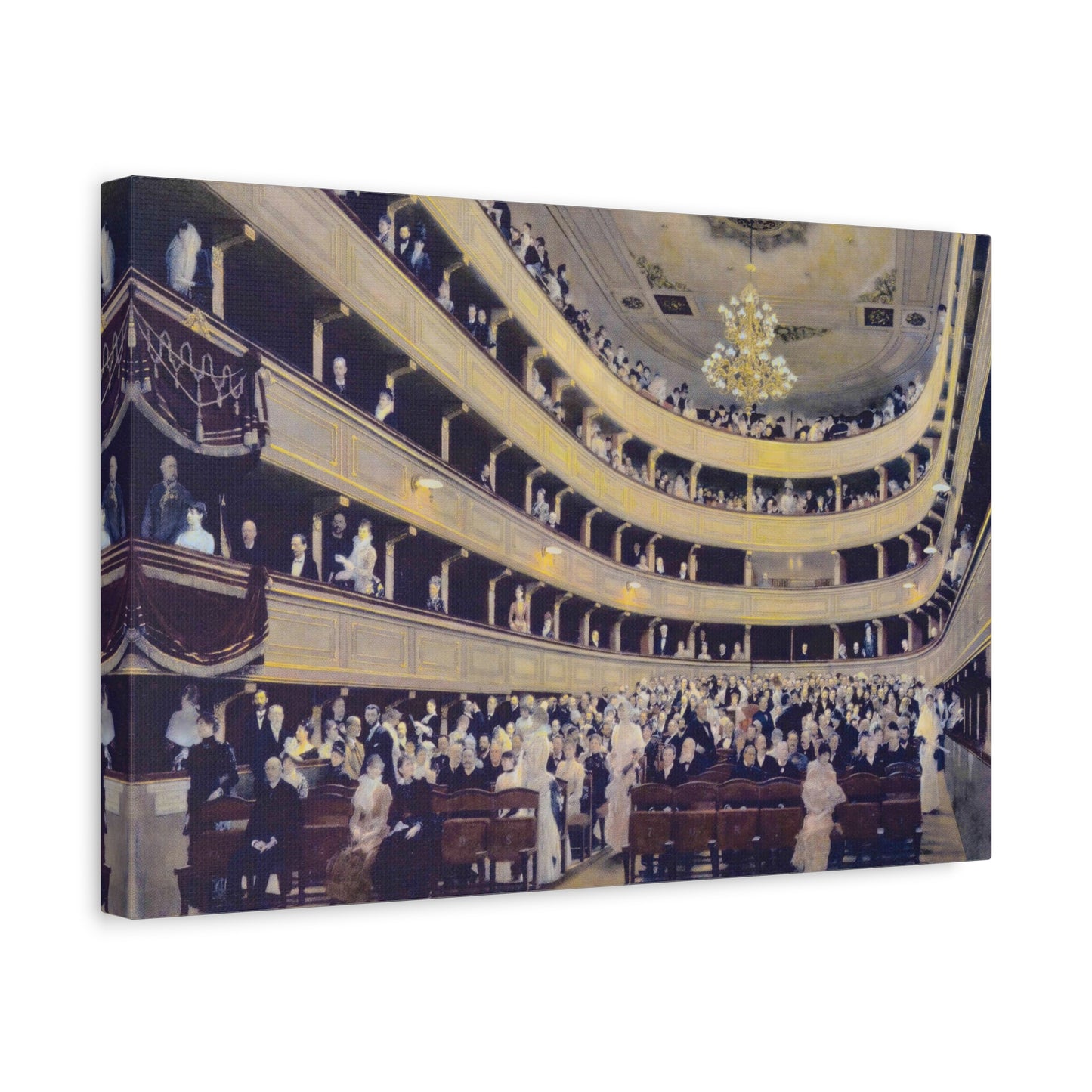 The Old Burgtheater By Gustav Klimt