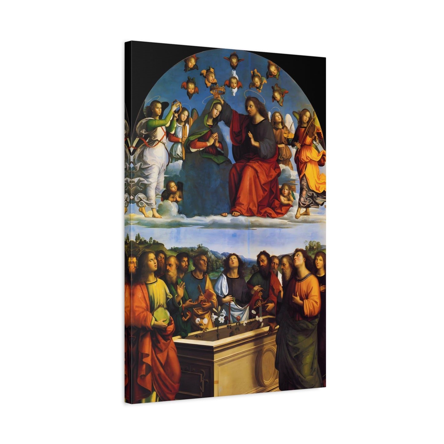 The Crowning of the Virgin Oddi Altarpiece By Raphael