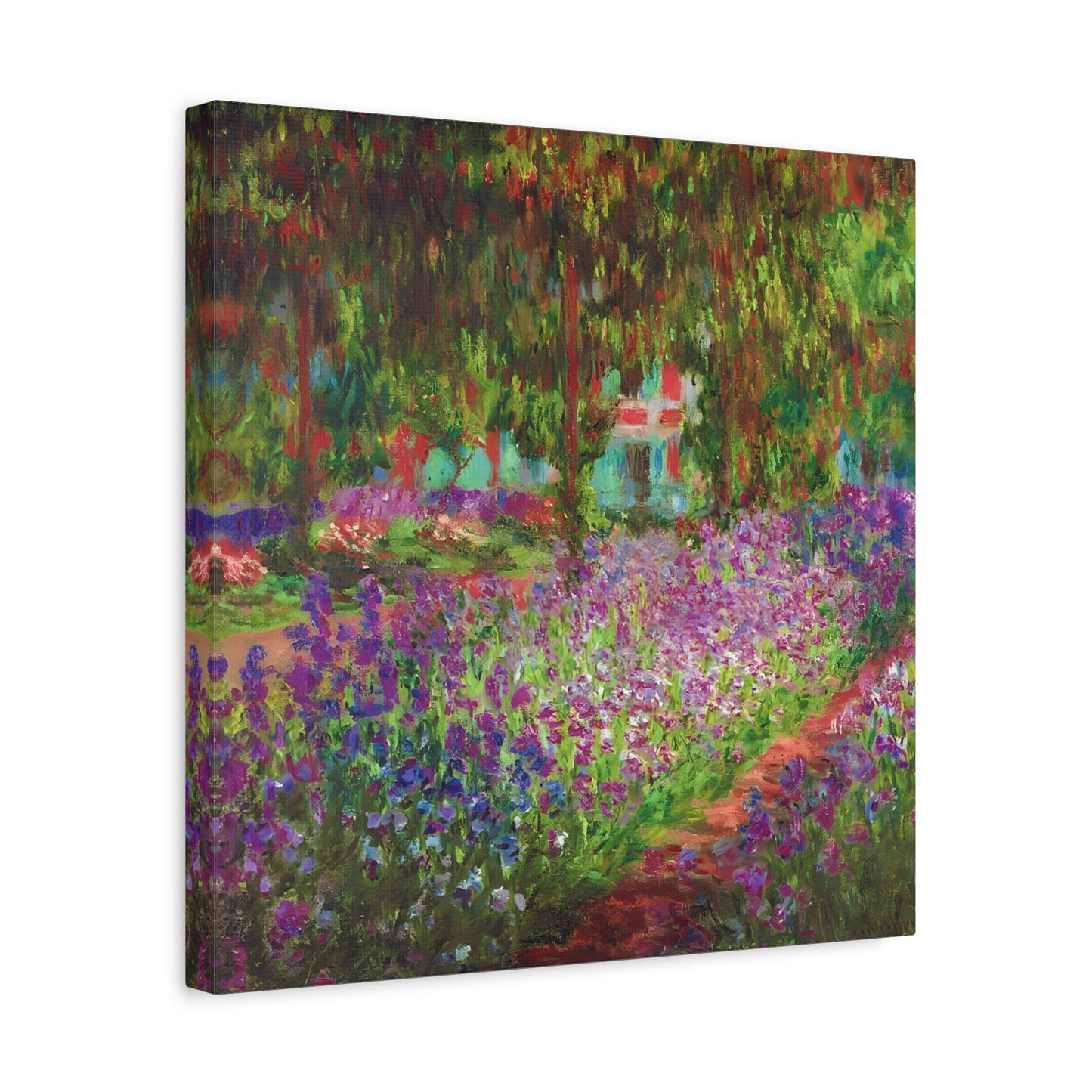 The Artist's Garden at Giverny By Claude Monet