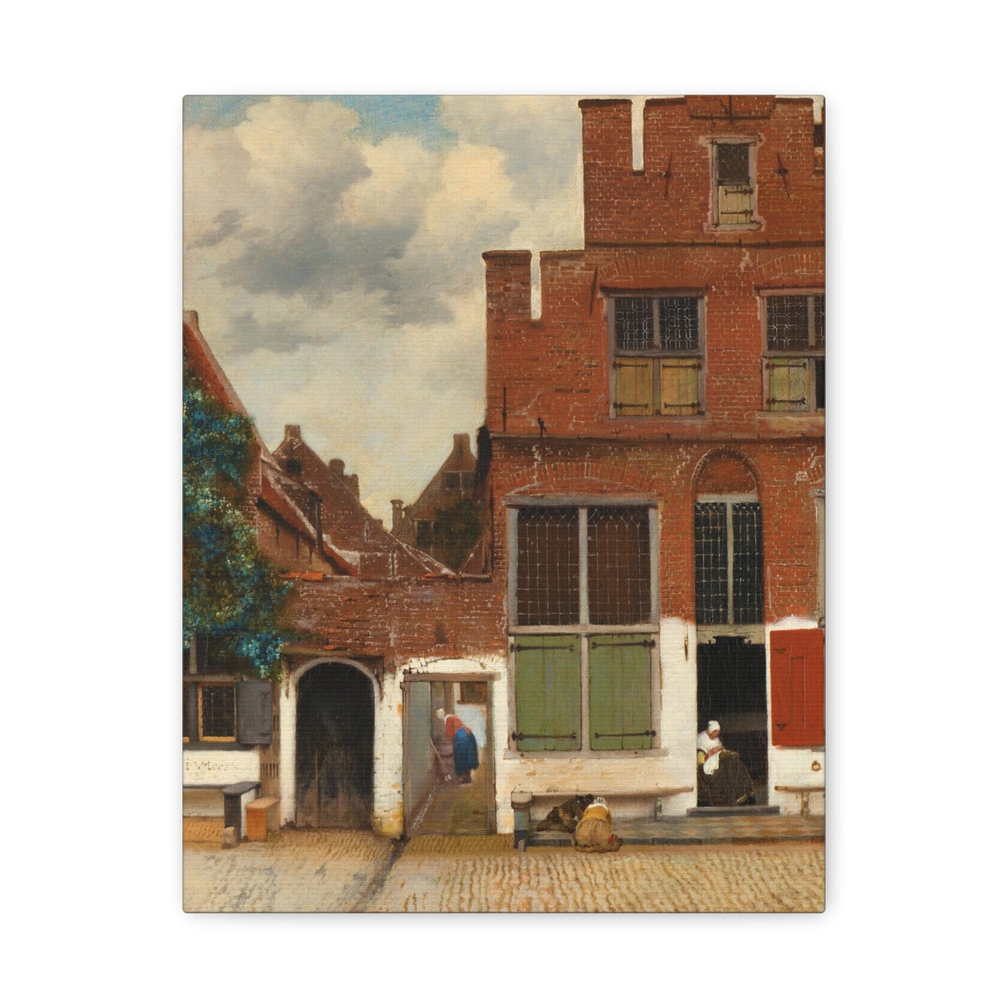 The Little Street By Johannes Vermeer