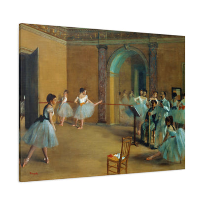 The Dance Foyer at the Opera By Edgar Degas