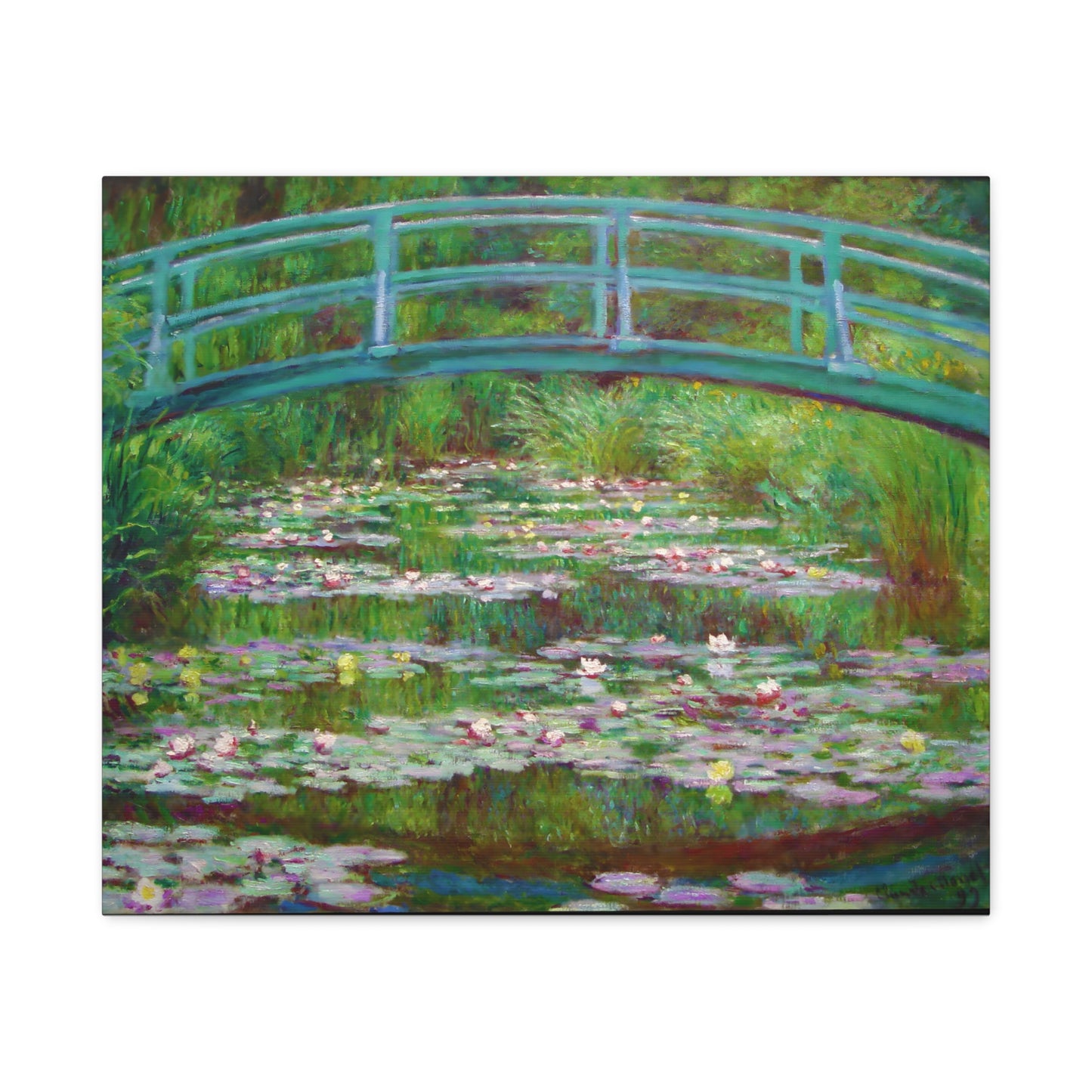 The Japanese Footbridge By Claude Monet