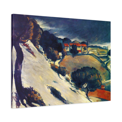 L'Estaque, Melting Snow By Paul Cézanne