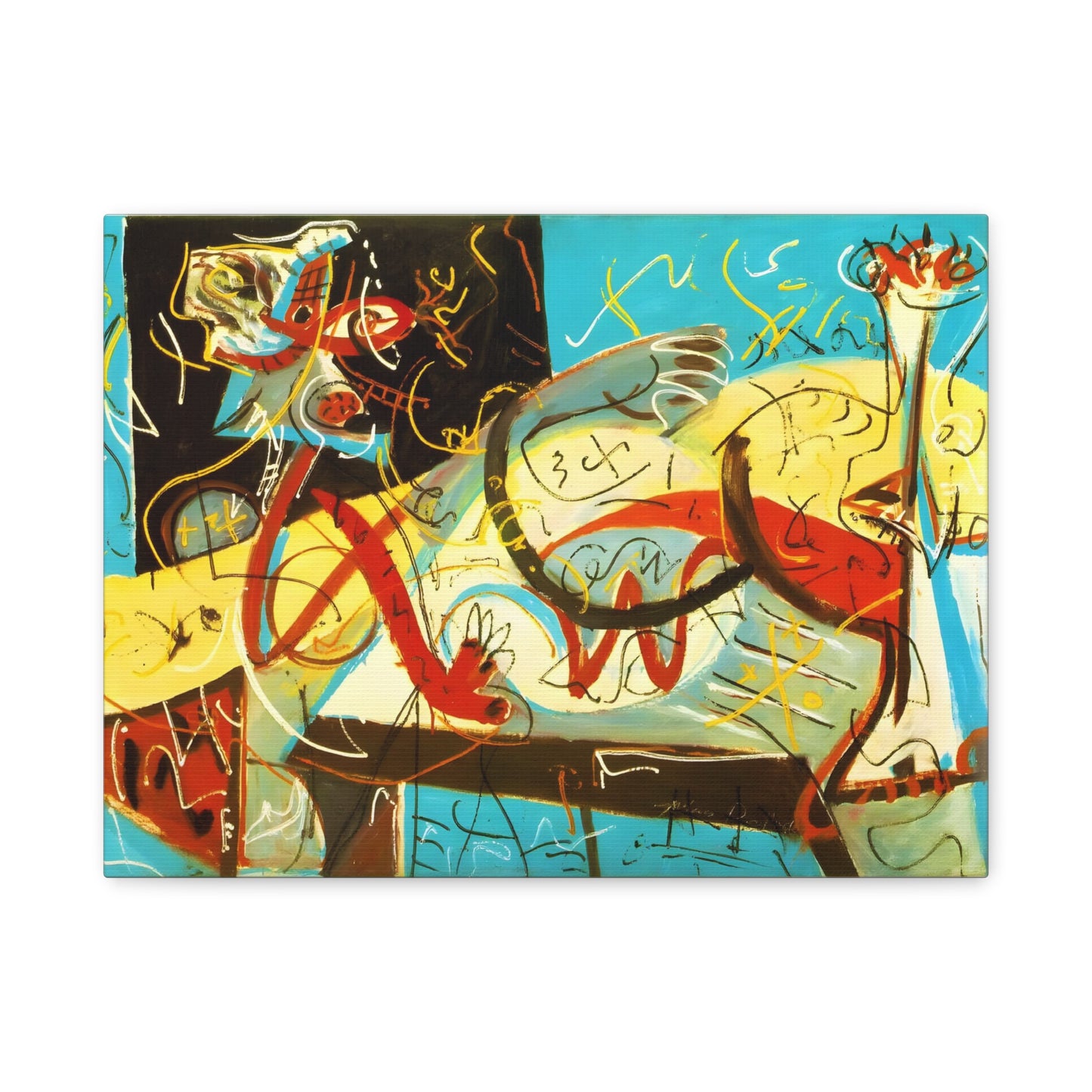 Stenographic Figure By Jackson Pollock