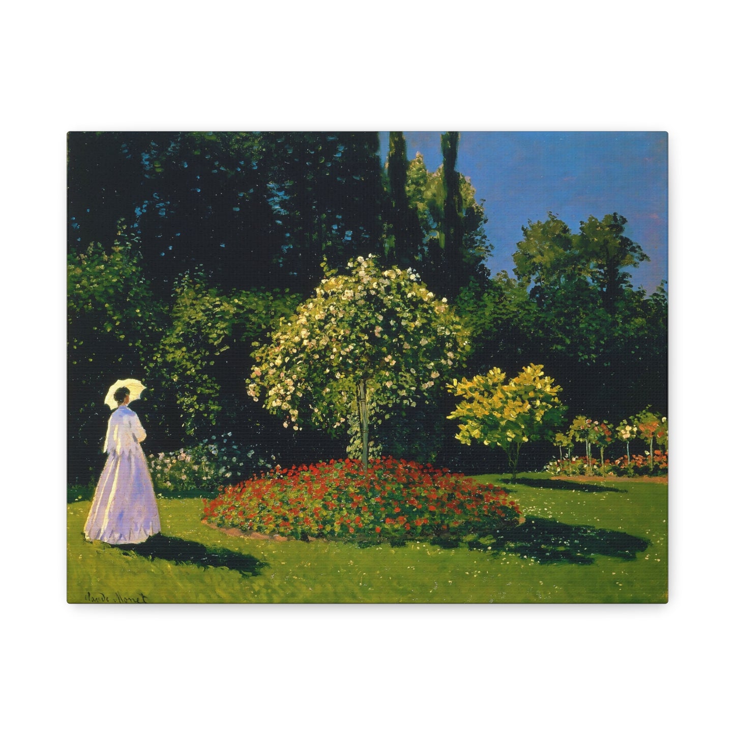 Jeanne-Marguerite Lecadre in the Garden By Claude Monet