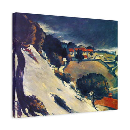 L'Estaque, Melting Snow By Paul Cézanne