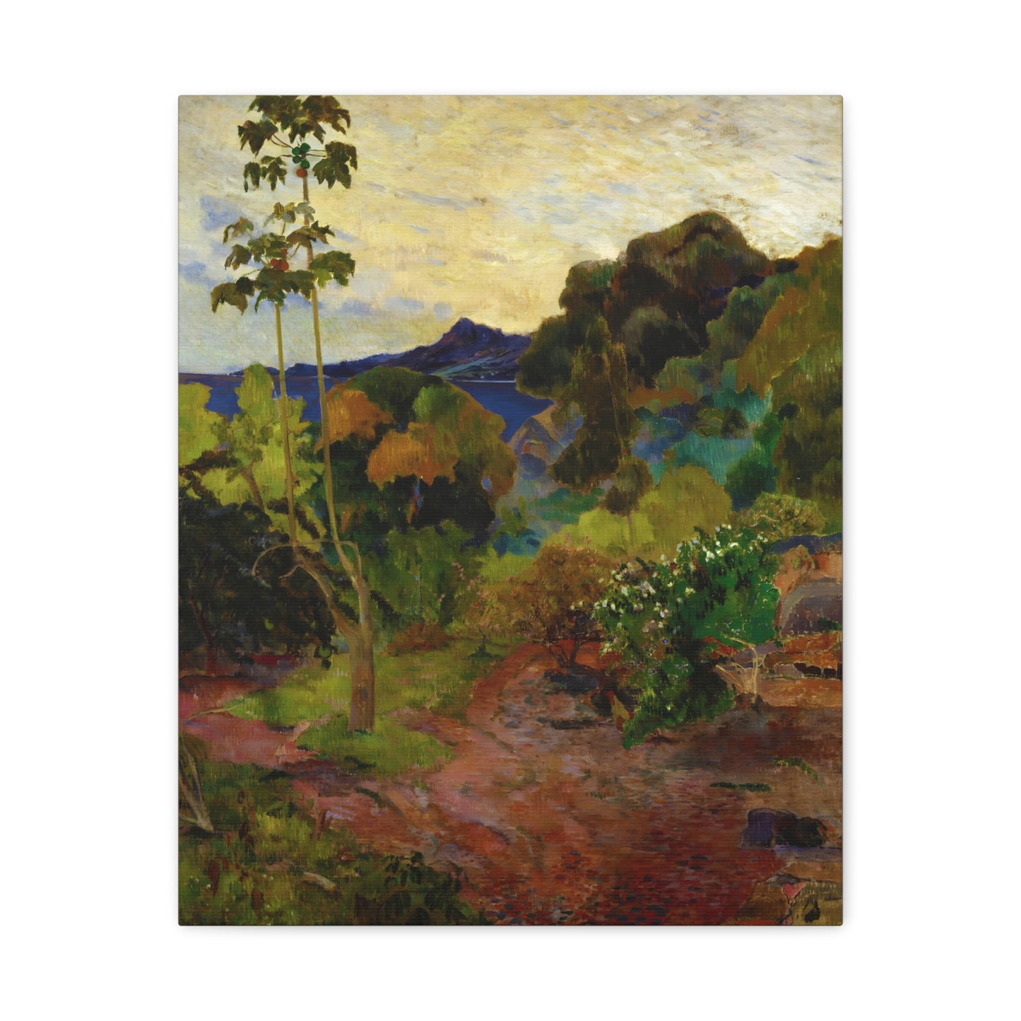 Martinique Landscape By Eugène Henri Paul Gauguin