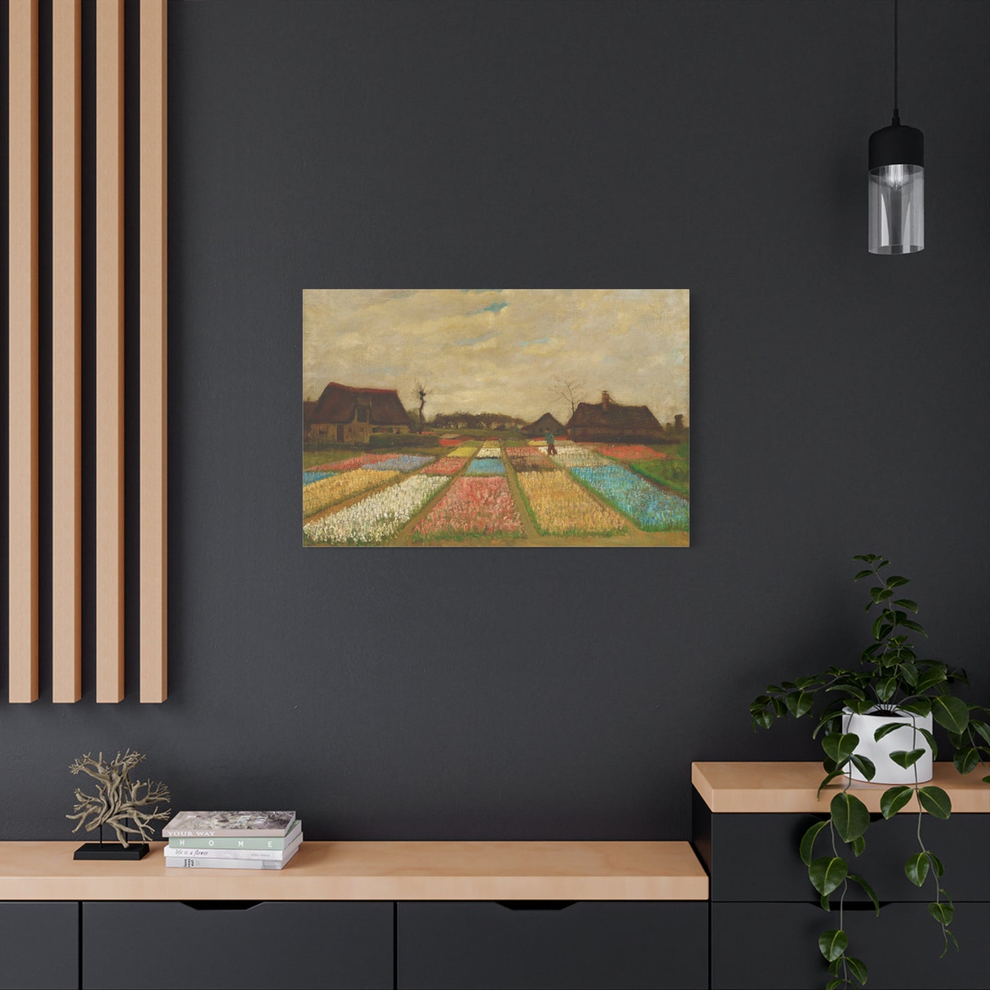 Bulb Fields By Vincent van Gogh