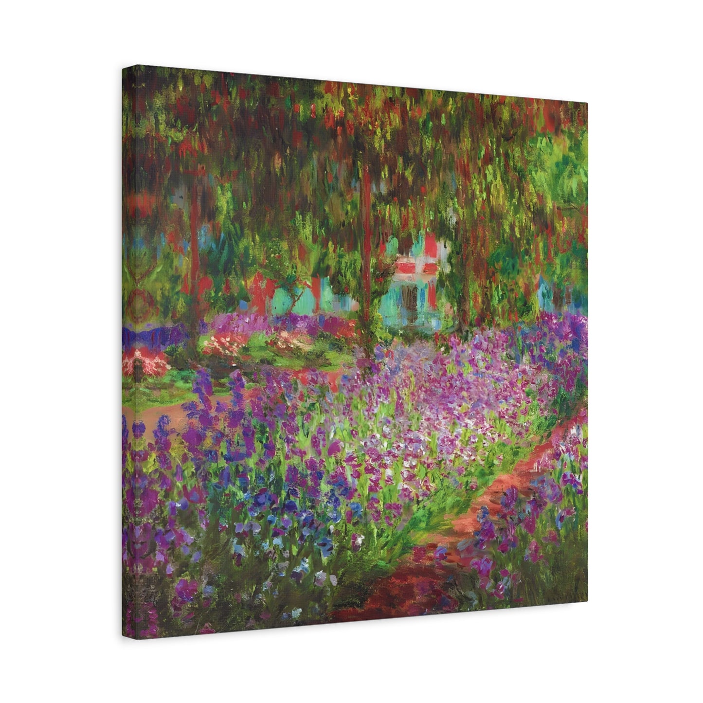 The Artist's Garden at Giverny By Claude Monet