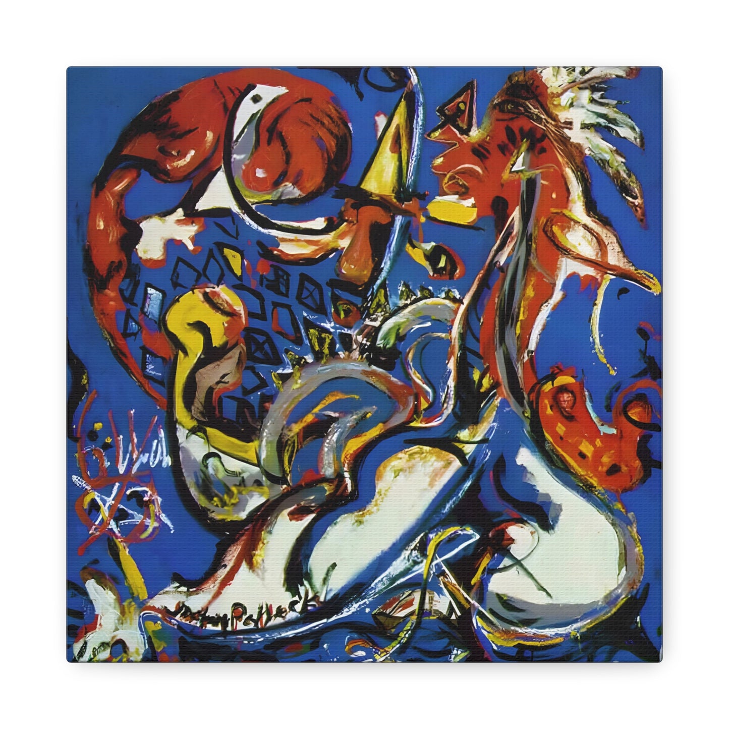 The Moon-Woman Cuts the Circle By Jackson Pollock