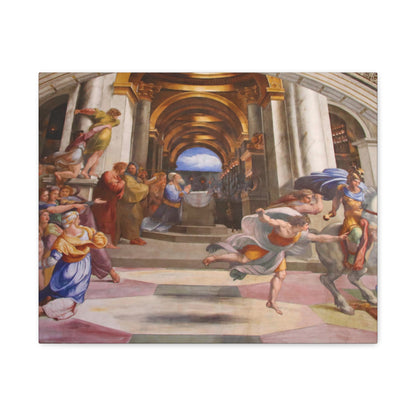 Expulsion of Heliodorus from the Temple By Raphael